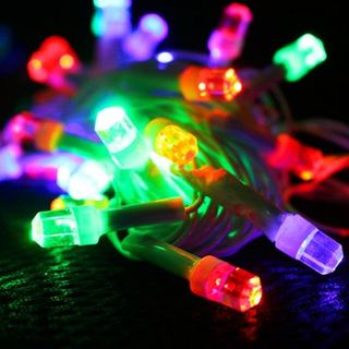 DÂY LED LỤC GIÁC DÀI 8M NHIỀU MÀU SẮC ĐẸP TRANG TRÍ TẾT