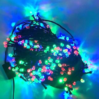 DÂY LED LỤC GIÁC DÀI 8M NHIỀU MÀU SẮC ĐẸP TRANG TRÍ TẾT