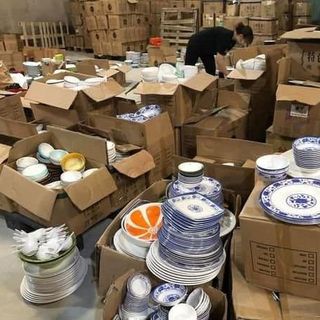 Lô  hàng chén đĩa tô  melamine  nhập khẩu  cần thanh lý