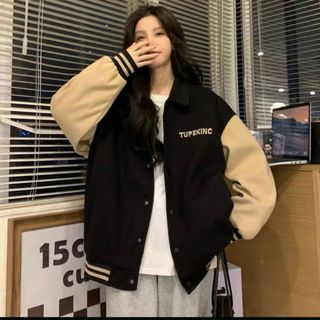 Áo bomber thun nỉ mịn mát dày logo thêu tupeking form dưới 70kg
