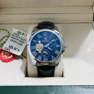 Đồng hồ da rollexx chạy cơ cao cấp