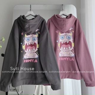 Áo hoodie logo komyla form 70kg