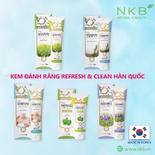 KEM ĐÁNH RĂNG CHÍNH HÃNG HÀN QUỐC Refresh & Clean (GIÁ TỐT) | NKB STORE ĐỘC QUYỀN giá sỉ