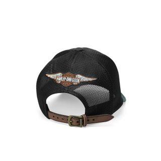 Nón lưỡi trai thương hiệu Harley Davidson thêu đầu lâu cánh chim