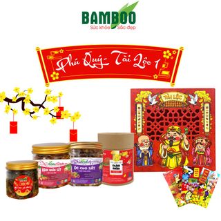 HỘP QUÀ TẾT 2023 PHÚ QUÝ TÀI LỘC 1 CAO CẤP