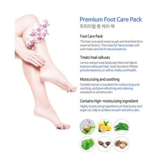 MẶT NẠ DƯỠNG CHÂN / TAY - MIJIN PREMIUM FOOT / HAND CARE PACK (ALL IN ONE TYPE) HÀN QUỐC | NKB ĐỘC QUYỀN