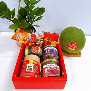 HỘP QUÀ TẾT 2023 PHÚ QUÝ TÀI LỘC 1 CAO CẤP