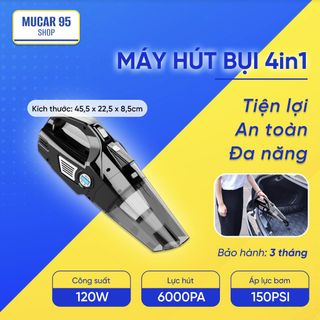 MÁY HÚT BỤI 4IN1 ĐIỆN TỬ CHO XE OTO giá sỉ