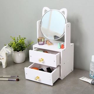 KỆ ĐỰNG MỸ PHẨM CÓ GƯƠNG TRANG ĐIỂM