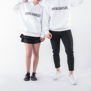 ÁO HOODIE TRẮNG DỄ THƯƠNG CHẤT VẢI MỊN CHỐNG XÙ TỐT