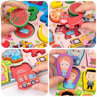 BỘ ĐỒ CHƠI CÂU CÁ GHÉP SỐ BẰNG GỖ THÔNG MINH