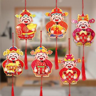 Set 6 ông thần tài diy trang trí Tết