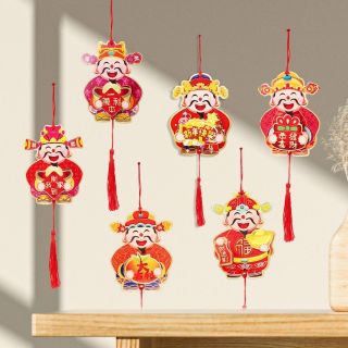 Set 6 ông thần tài diy trang trí Tết