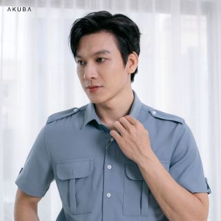 ÁO SƠ MI TAY NGẮN AKUBA 01M0347