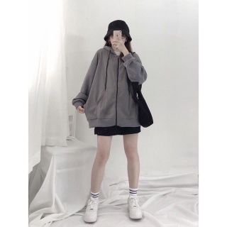 Áo khoác dây kéo nỉ tay phồng phom rộng. Giá sỉ, giá bán buôn