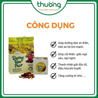 Dưỡng Tâm Trà, Trà Hoa Cúc Sấy Lạnh [100% Thiên Nhiên] Giúp An Thần, Ngủ Ngon, Sáng Mắt, Giảm Stress