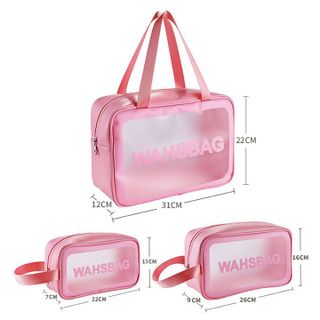 Túi đựng mỹ phẩm đồ trang điểm đi du lịch washbag trong suốt chống thấm nước - túi đựng mỹ phẩm nhỏ gọn tiện lợi