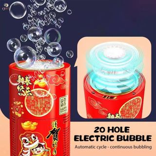 Pháo hoa bong bóng xà phòng kèm nhạc