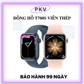 (TUYỂN SỈ VÀ CTV TOÀN QUỐC) Đồng hồ thông minh T700s Viền thép sạc chân kim giá sỉ