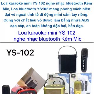 Loa Karaoke Bluetooth YS-102 Giá Sỉ