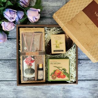 Bộ quà tết ý nghĩa Ecolife kèm thiệp chúc Tết