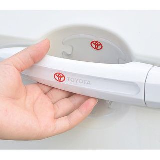 Bộ 8 miếng dán chén cửa cao su bảo vệ tay nắm cửa theo nhiều hãng xe