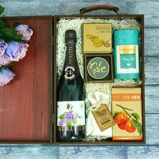 Hộp quà Tết phúc an khang Ecolife kèm thiệp chúc Tết