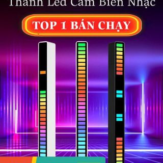 Thanh Led RGB Nháy Theo Nhạc ( PIN SẠC )