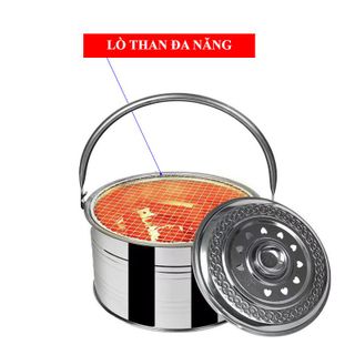 LO THAN NƯỚNG INOX ĐA NĂNG