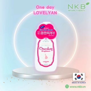 Kem dưỡng trắng da body toàn thân HÀN QUỐC LOVELYAN ONEDAY BRIGHTENNER | NKB STORE ĐỘC QUYỀN
