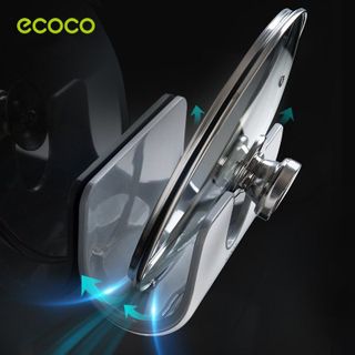 Giá Treo Nắp Xoong Ecoco E1813 - Kệ Để Nắp Xoong Nồi Dán Tường Cao Cấp Có Móc Treo Tiện Dụng Cho Phòng Bếp. giá sỉ