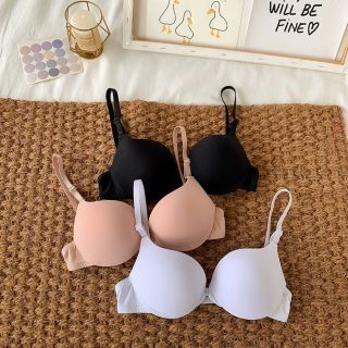 Áo ngực dây mảnh cài trước hở lưng siêu đẩy có gọng, áo lót nữ cao cấp  FLA35