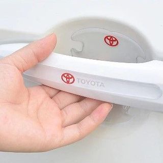 Bộ 8 miếng dán chống xước hõm xe có logo hãng xe