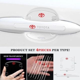 Bộ 8 miếng dán chống xước hõm xe có logo hãng xe