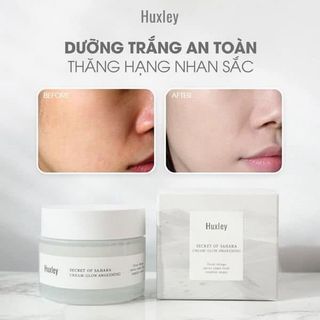 KEM DƯỠNG HUXLEY TRẮNG DA, GIÚP DA GLOWING TỪ BÊN TRONG