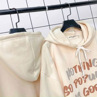 Áo hoodie thun nỉ logo in notthing form chuẩn