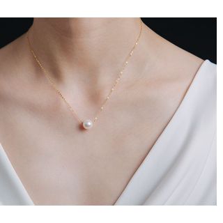 Dây chuyền nữ titan ngọc trắng dây mảnh