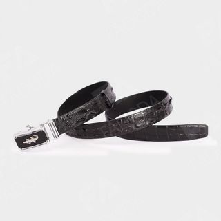 [Mã BMLT100 giảm đến 100K đơn 499K] Thắt lưng da cá sấu FADODA SP-FCB01G dây liền nguyên miếng bản rộng 3.5 cm