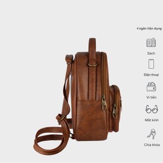 [Mã BMLT35 giảm đến 35K đơn 99K] Balo da Mini nữ thời trang Fadoda FBA7