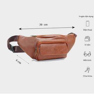 [Mã BMLT35 giảm đến 35K đơn 99K] Túi bao tử unisex FADODA TDC4 hai màu