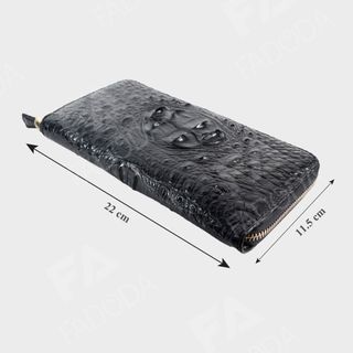 [Mã BMLT100 giảm đến 100K đơn 499K] Ví nữ cầm tay da cá sấu Fadoda sang trọng và đẳng cấp FCW22G
