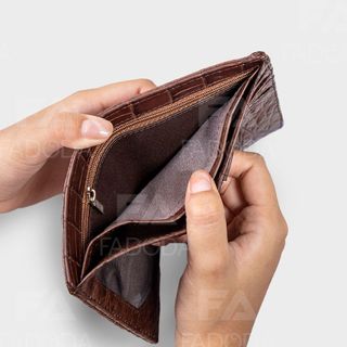 [Mã BMLT100 giảm đến 100K đơn 499K] Ví nam da cá sấu hai mặt FADODA SP-FCW02G làm từ vân gù da cá sấu