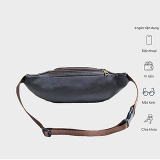 [Mã BMLT35 giảm đến 35K đơn 99K] Túi đeo chéo bao tử unisex FADODA TDC4