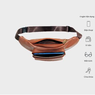 [Mã BMLT35 giảm đến 35K đơn 99K] Túi đeo chéo bao tử unisex FADODA TDC4
