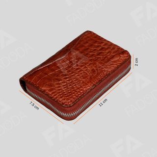 Ví đựng thẻ mini da cá sấu FA DO DA FCW27 nhiều ngăn đựng thẻ