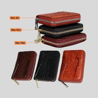 Ví đựng thẻ mini da cá sấu FA DO DA FCW27 nhiều ngăn đựng thẻ