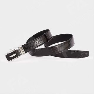 Thắt lưng nam da cá sấu FA DO DA SP-FCB03BD dây liền bản rộng 4.0 cm làm từ vùng da bụng của cá sấu