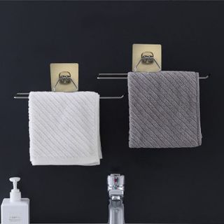 Thanh Inox Dán Tường, giá treo khăn giấy cuộn, Khăn Lau Bếp, giấy vệ sinh, cuộn màng bọc thực phẩm - Kệ treo giấy cuộn dán tường giá sỉ