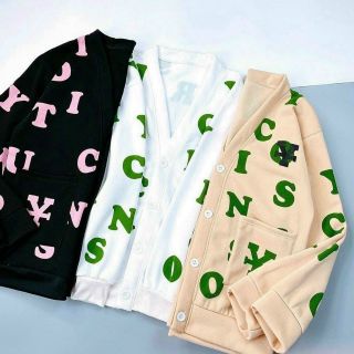Áo khoác cardigan thun nỉ in nhiều chữ from dưới 70kg