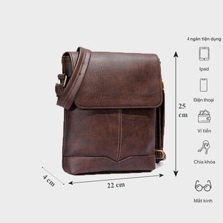 [Mã BMLT35 giảm đến 35K đơn 99K] Túi đeo chéo nam Fadoda TDC2 nhiều màu